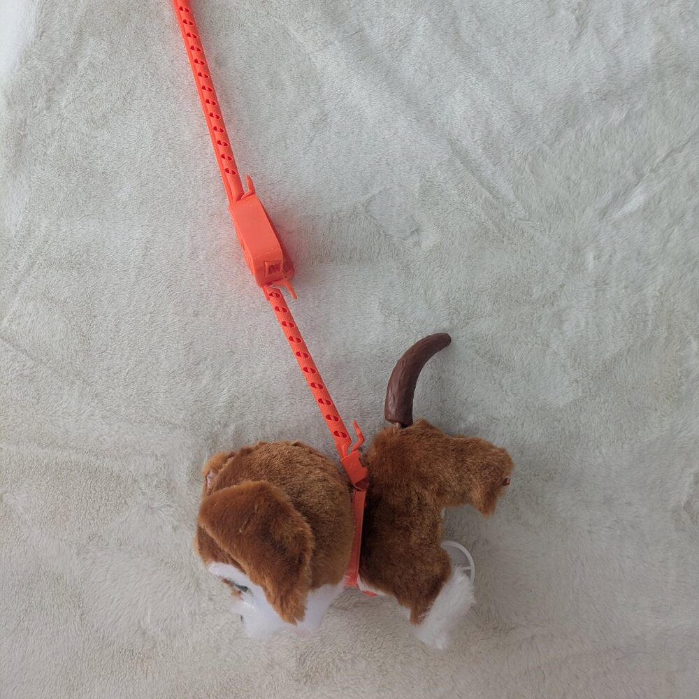 "FurReal" Poop-a-lot walking stuffed animal with leash